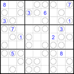 Судоку “Чет-нечет” 9х9 #267 очень трудный