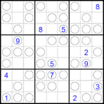 Судоку “Чет-нечет” 9х9 #269 очень трудный