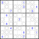 Судоку “Чет-нечет” 9х9 #273 очень трудный