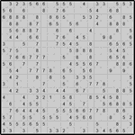 Японская мозаика #1587 “Месяц”