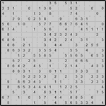 Японская мозаика #1628 “Снеговик”