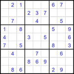 Судоку 9х9 #1874 легкий