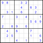 Судоку 9х9 #1877 легкий