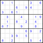 Судоку 9х9 #1879 легкий