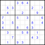 Судоку 9х9 #1880 легкий