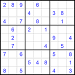 Судоку 9х9 #1882 легкий