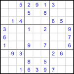 Судоку 9х9 #1885 легкий