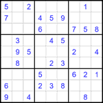 Судоку 9х9 #1887 легкий