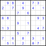Судоку 9х9 #1903 легкий
