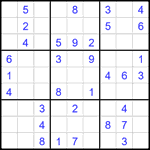 Судоку 9х9 #1909 легкий