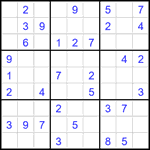 Судоку 9х9 #1912 легкий