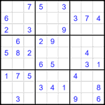 Судоку 9х9 #1913 легкий
