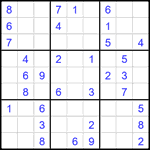 Судоку 9х9 #1914 легкий