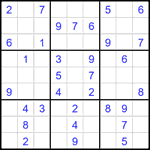 Судоку 9х9 #1915 легкий