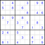 Судоку 9х9 #1917 легкий