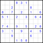 Судоку 9х9 #1918 легкий