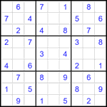Судоку 9х9 #1925 легкий