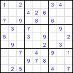 Судоку 9х9 #1926 легкий