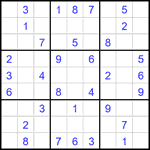Судоку 9х9 #1930 легкий