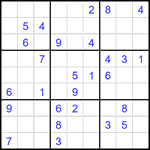 Судоку 9х9 #1857 средний