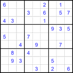 Судоку 9х9 #1860 средний