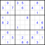 Судоку 9х9 #1867 средний