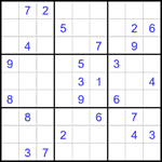 Судоку 9х9 #1874 средний