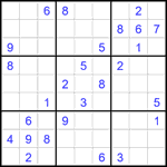 Судоку 9х9 #1877 средний