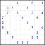 Судоку 9х9 #1878 средний