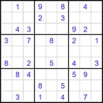 Судоку 9х9 #1879 средний