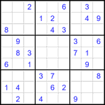 Судоку 9х9 #1891 средний