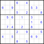 Судоку 9х9 #1897 средний