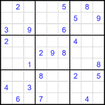 Судоку 9х9 #1878 трудный