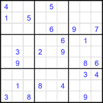 Судоку 9х9 #1852 очень трудный