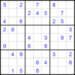 Судоку 9х9 #1931 легкий