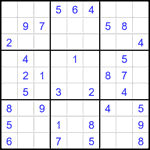 Судоку 9х9 #1935 легкий