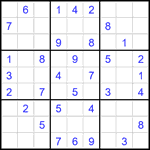 Судоку 9х9 #1936 легкий