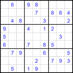 Судоку 9х9 #1938 легкий