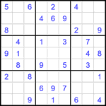 Судоку 9х9 #1940 легкий