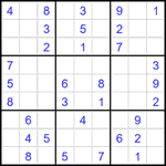 Судоку 9х9 #1941 легкий