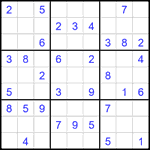 Судоку 9х9 #1946 легкий