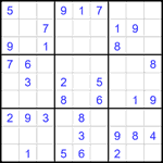 Судоку 9х9 #1949 легкий