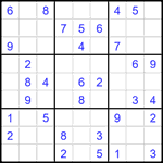 Судоку 9х9 #1950 легкий