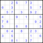 Судоку 9х9 #1954 легкий