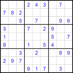 Судоку 9х9 #1956 легкий