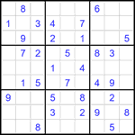 Судоку 9х9 #1962 легкий