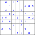 Судоку 9х9 #1974 легкий