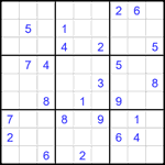 Судоку 9х9 #1907 средний