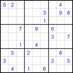 Судоку 9х9 #1908 средний