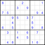 Судоку 9х9 #1910 средний